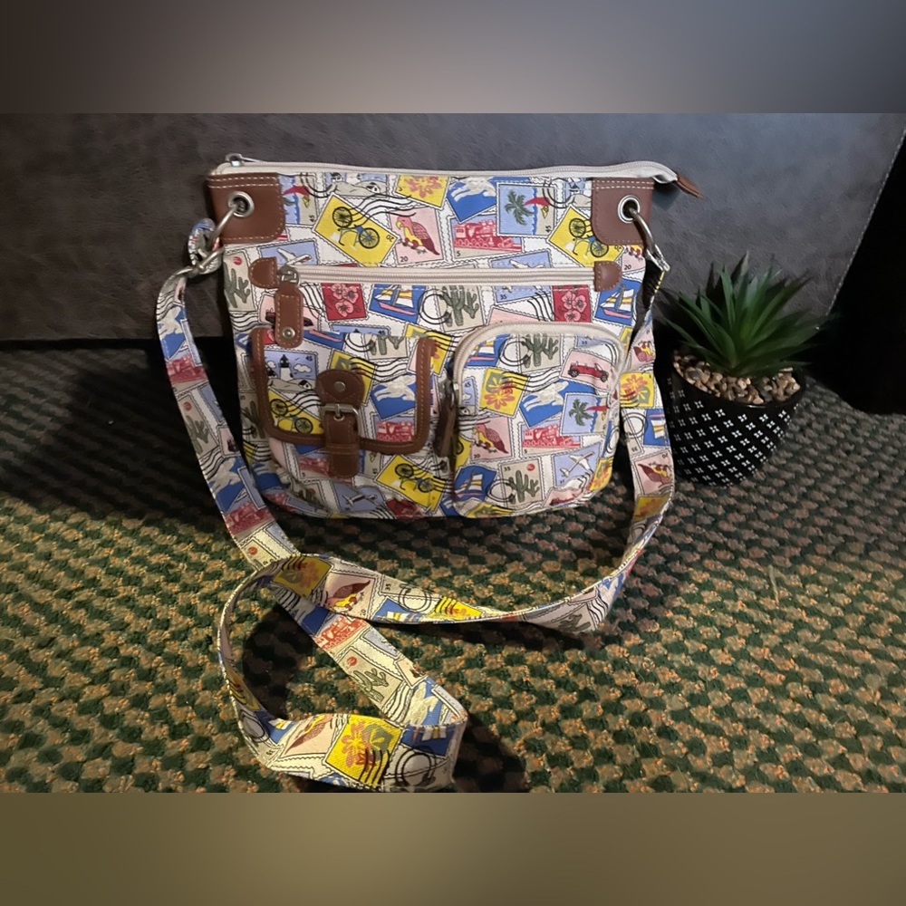 Canvas crossbody